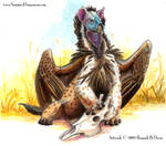 Lappet Faced Hyena Gryphon by Ahkahna
