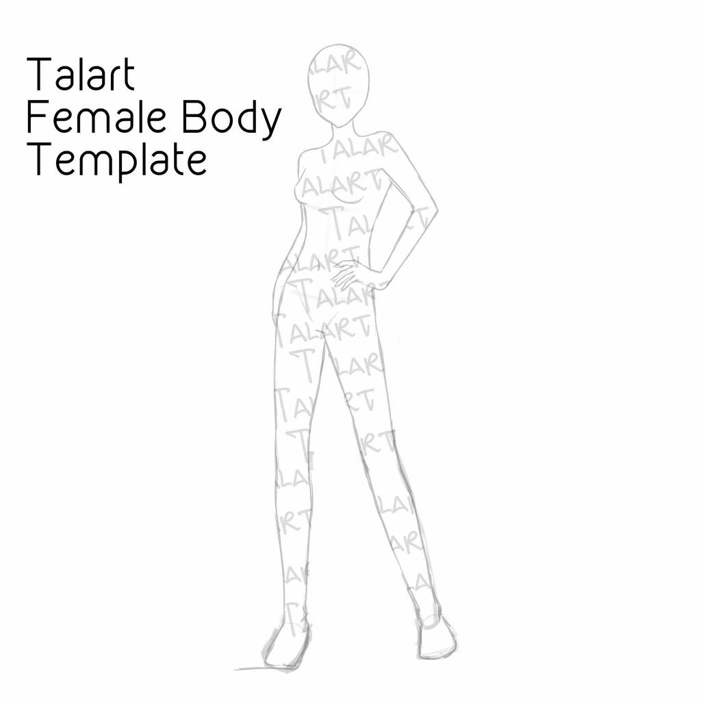 Female Body Template by urmuther on DeviantArt