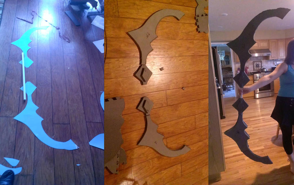 Sherwood Ashe Bow Progress by Langarang