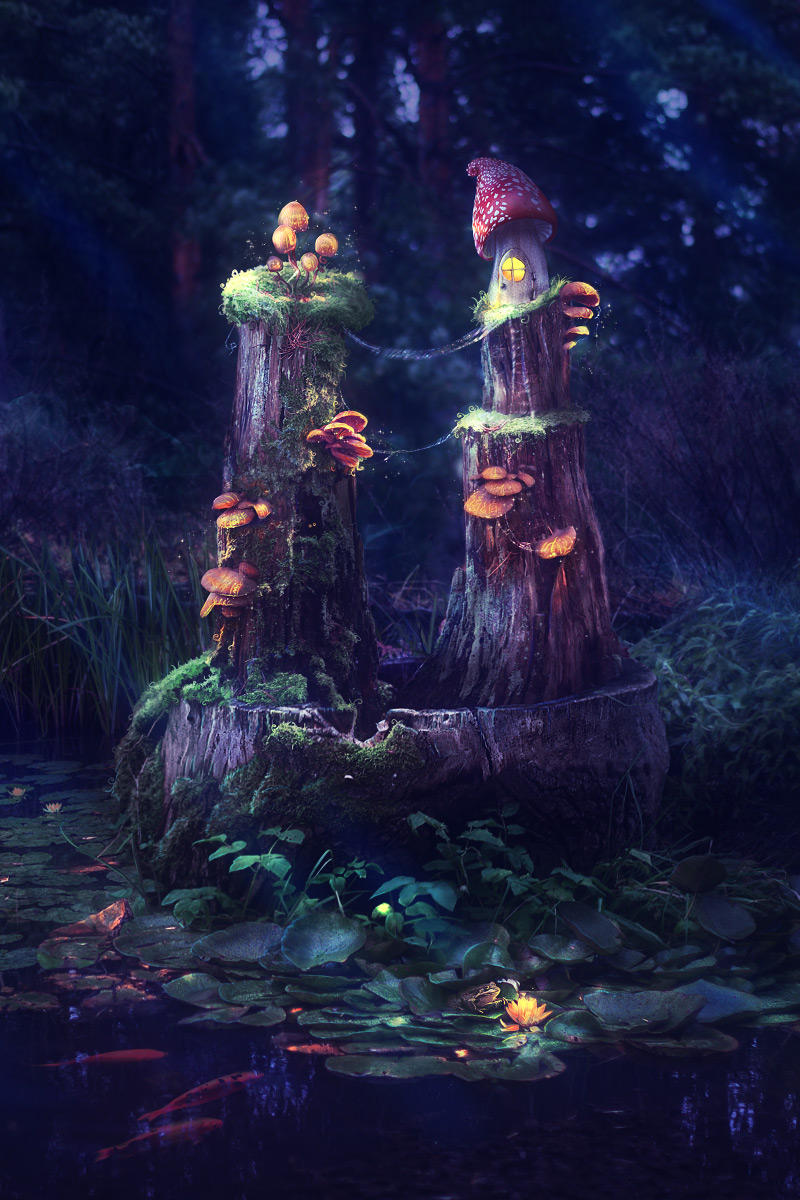 Mushroom Kingdom by mary-petroff