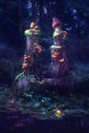 Mushroom Kingdom by mary-petroff