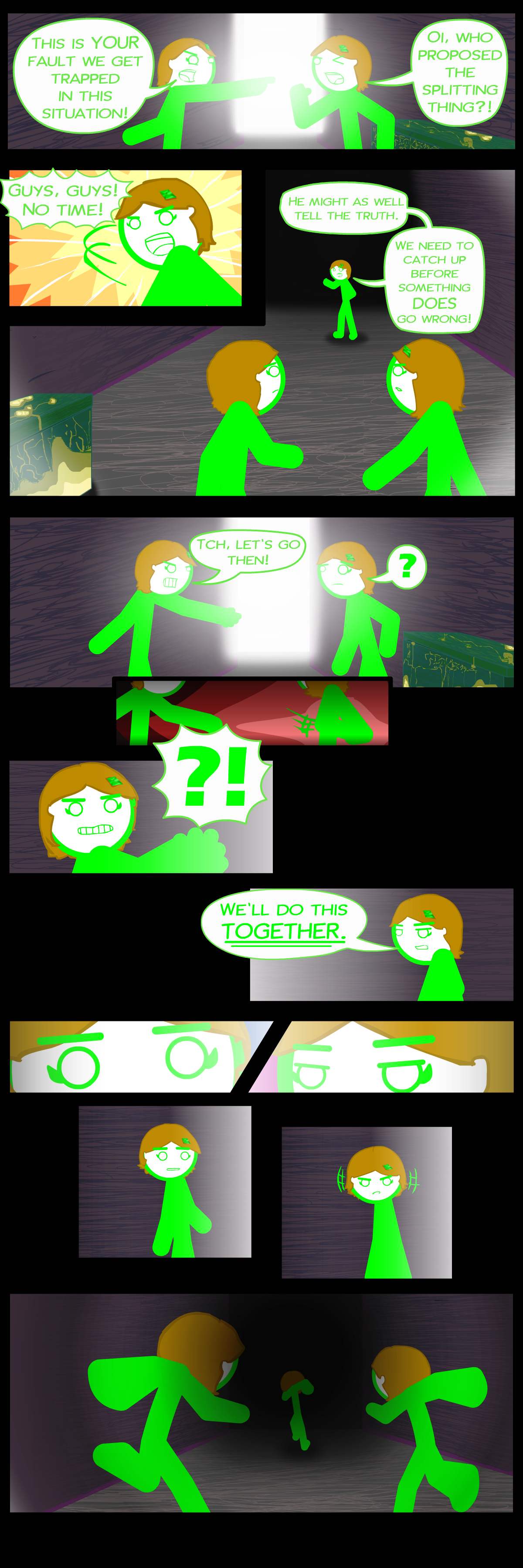 Kid Emerald Comic Practice by Moostika