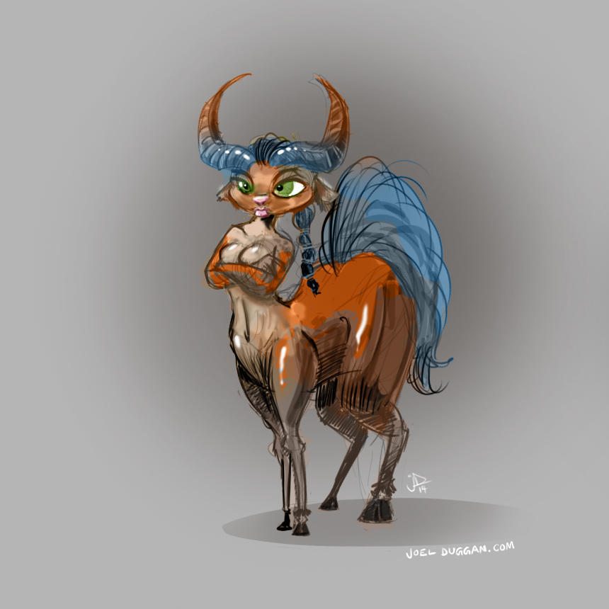 Pouty Centaur by joelduggan