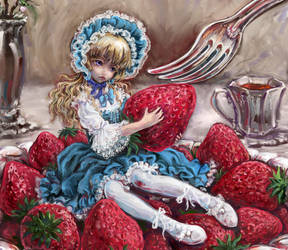 Season of strawberries by DensenManiya