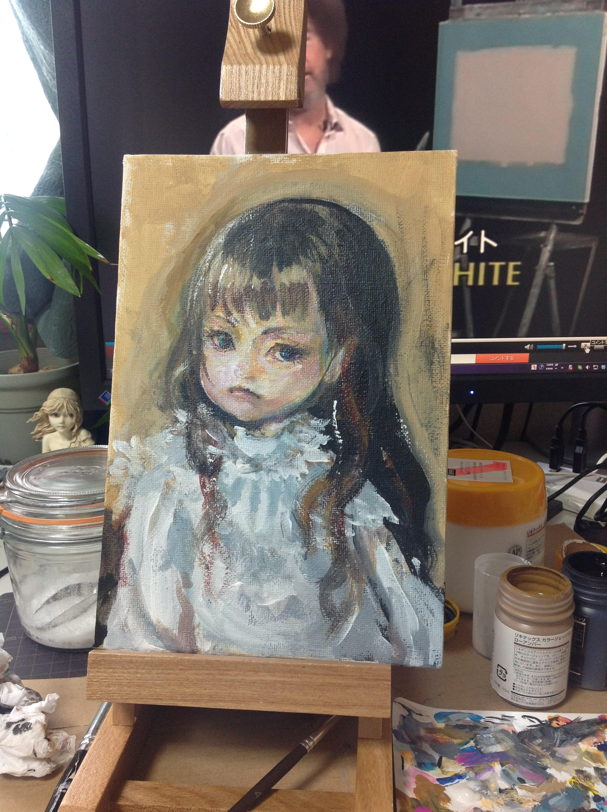 Portrait of lady Y by DensenManiya