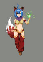 OC - Kanami Lunaris - reference by Theonyn