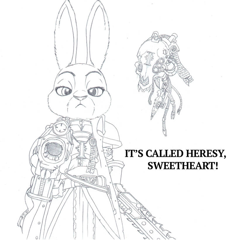 WH40k + Zootopia = Inquisitor Judy by Theonyn