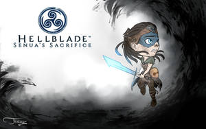 Hellblade: Senua's Sacrifice chibi wallpaper by Theonyn