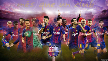 Fc Barcelona Desktop Wallpaper 2017 2018 By Graphicsamhd On Deviantart