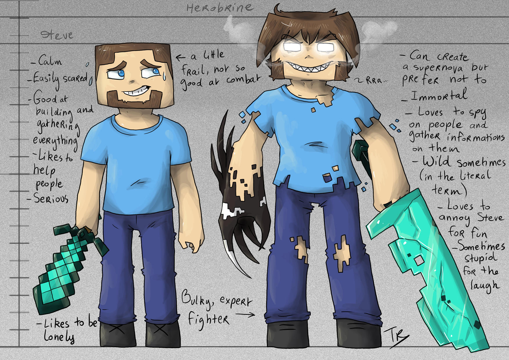 skin steve herobrine skin steve herobrine