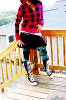 Converse Boots by xx-vampirate-xx