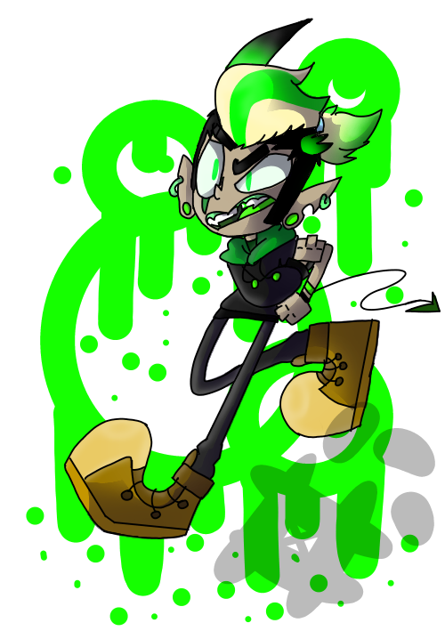 Green is menacing by Asthetic-glitterz