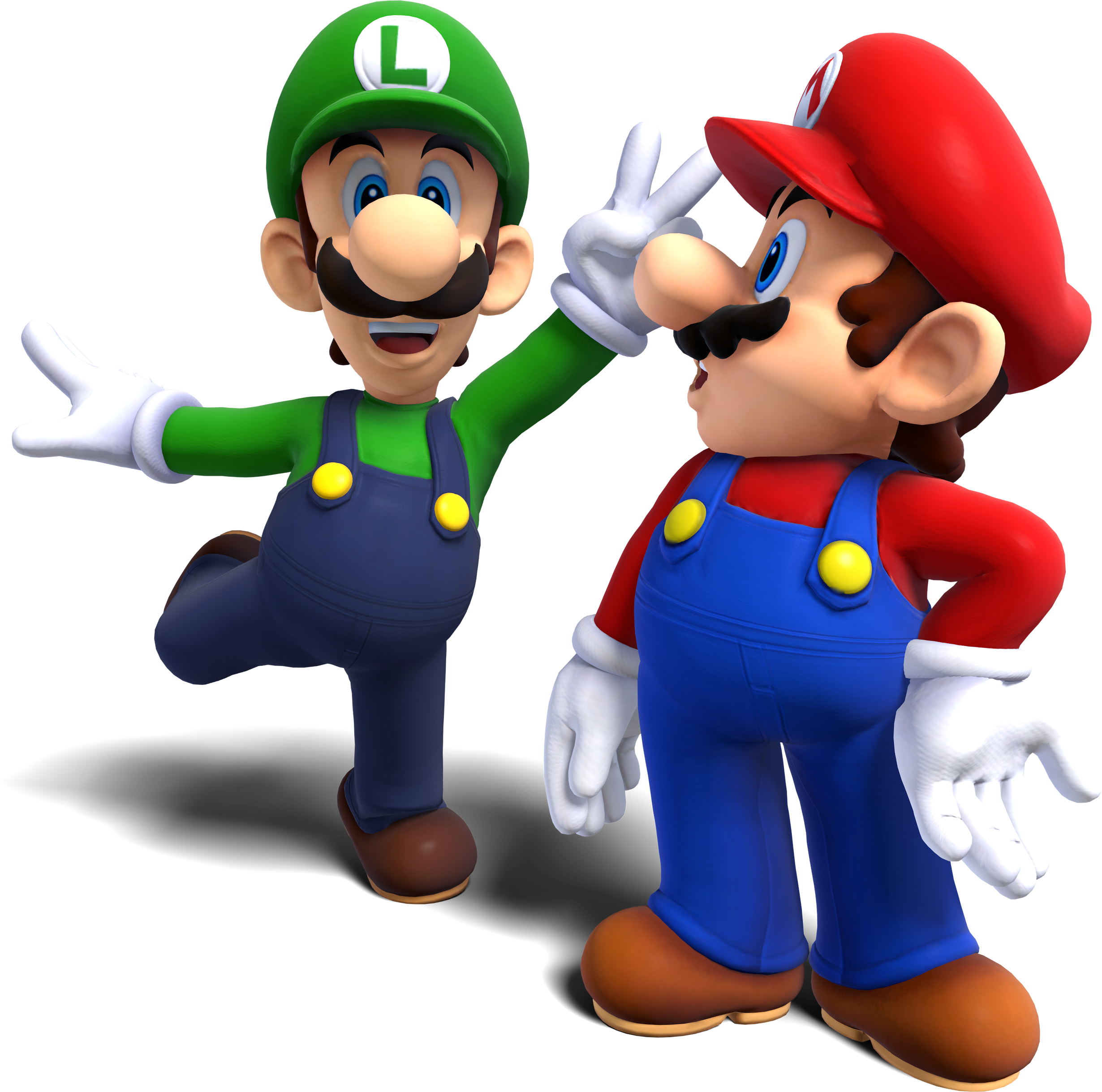 [Blender] Mario and Luigi 3D Render (REMAKE) by MaxiGamer on DeviantArt