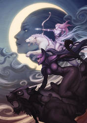 Daughters of the Moon by kunkka