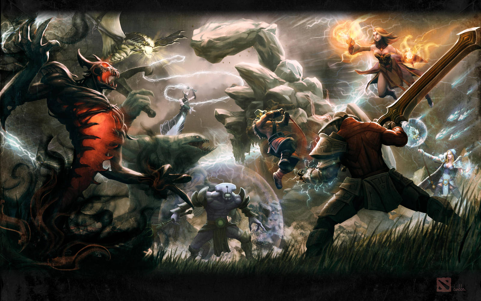 Dota2 Clash of Heroes 1 Redux! by kunkka