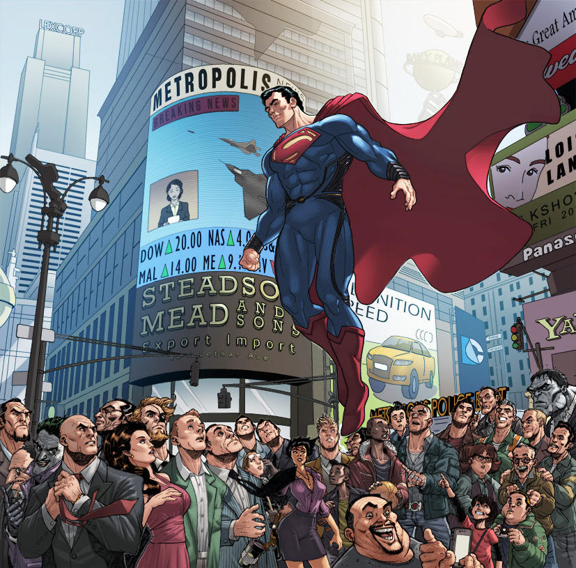 Welcome To Metropolis, Man Of Steel by BongzBerry