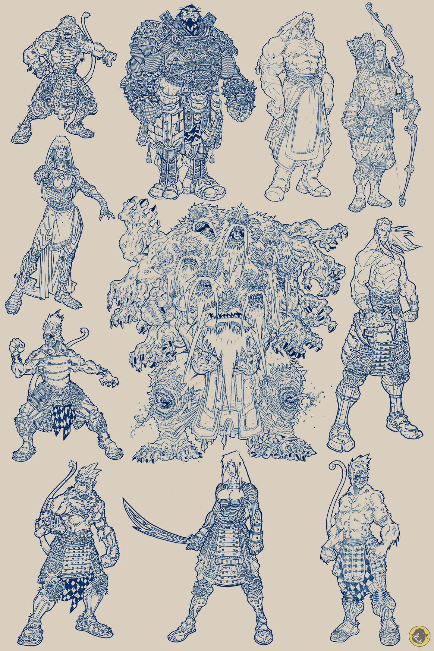 RAMAYANA : Characters Designs by BongzBerry