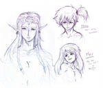 Nintendo Girls 2 :Sketches: by moxie2D