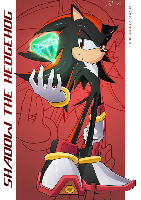Shadow the Hedgehog :Poster: by moxie2D