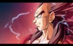 Super Saiyan 4 Vegeta by moxie2D