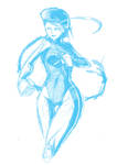 Cammy SF4 Sketch by moxie2D