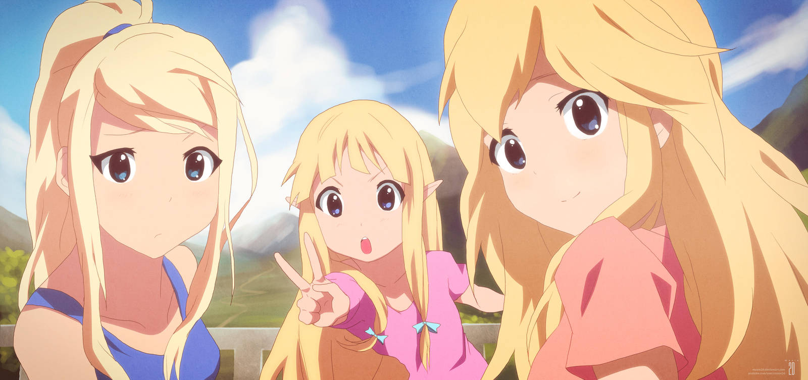Nintendo Girls Anime by moxie2D