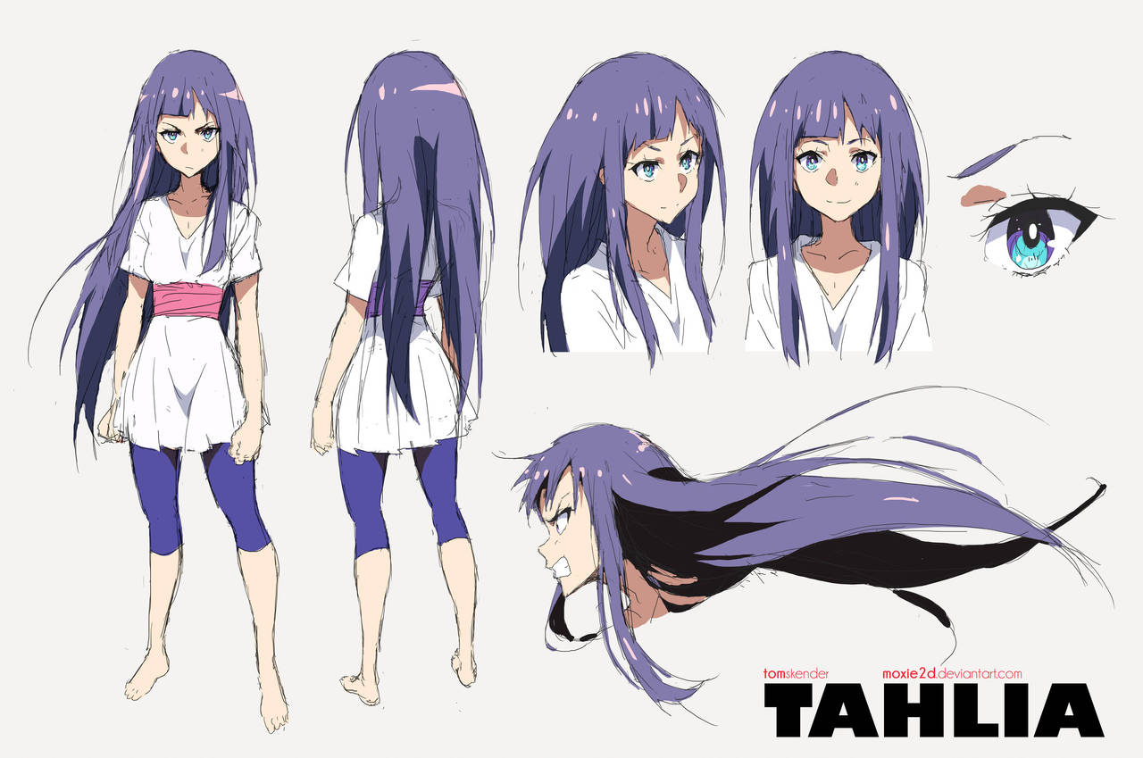 Tahlia | Model Sheet by moxie2D