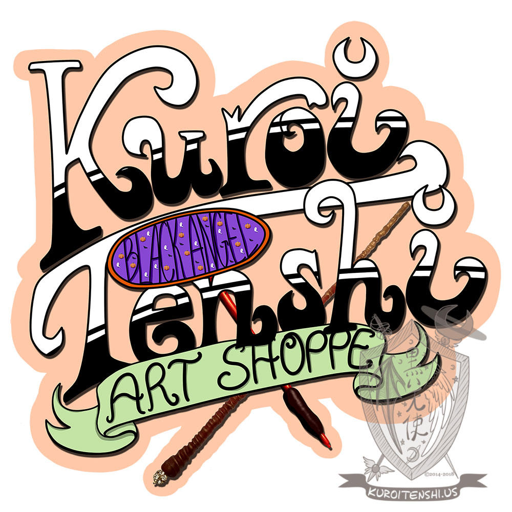 Kuroitenshi Art Shoppe Logo by kuroitenshi13