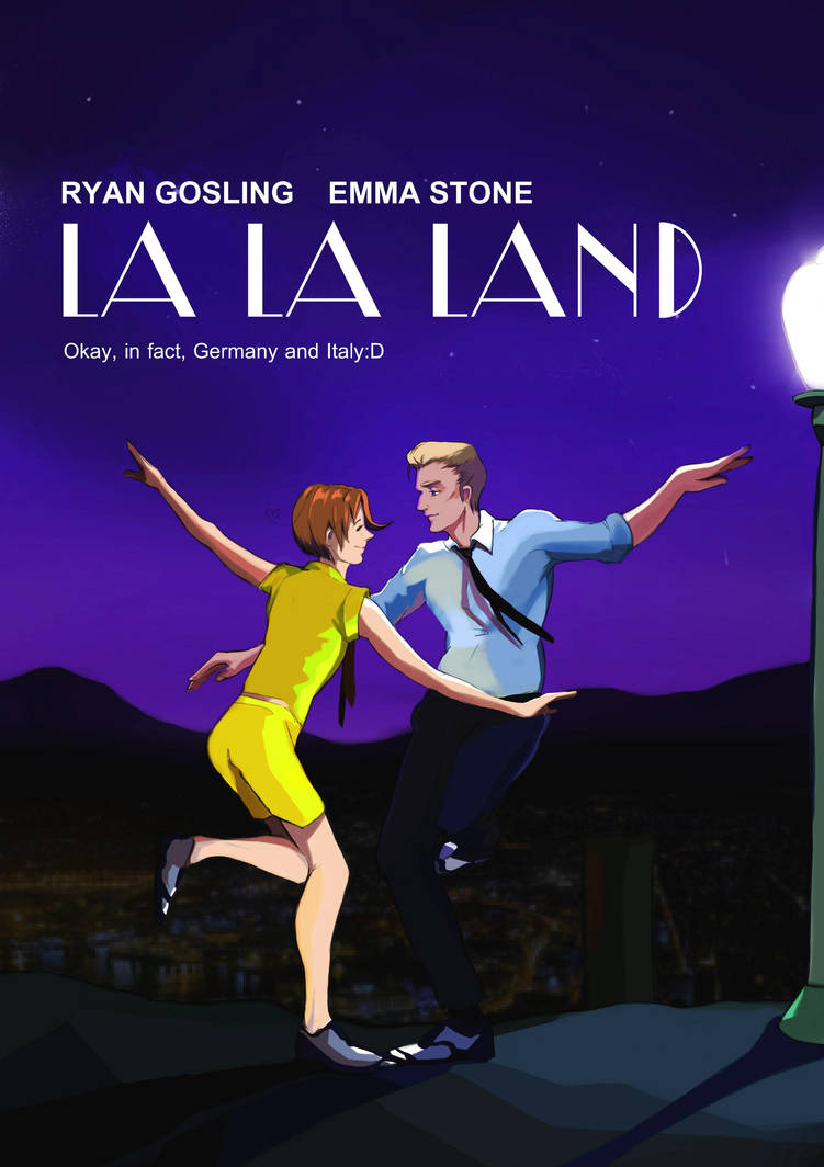 La La Land Movie Poster Hetalia By Omoptoma On Deviantart