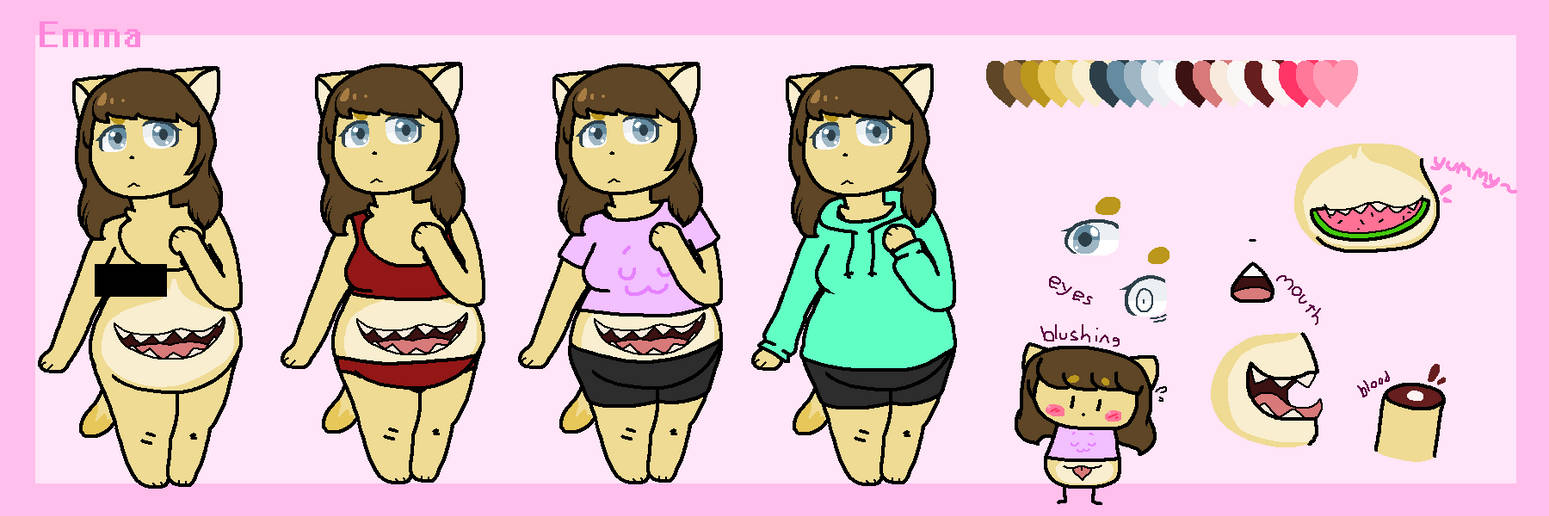 Emma ref (WIP) by SkyMeowCute