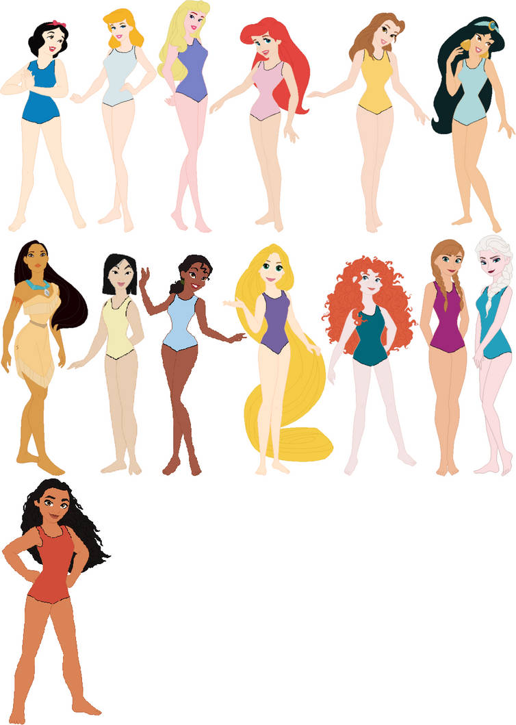 Disney Princess Swimsuit Issue? by ChipmunkRaccoonOz on