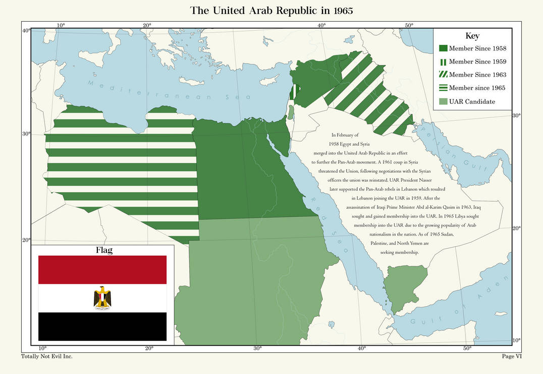 The United Arab Republic (1962) by Xotaed