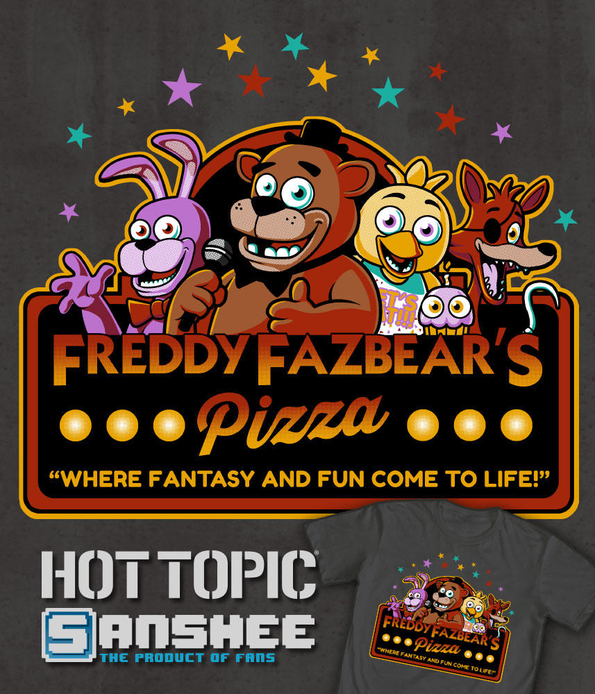 Freddy Fazbears Pizza by ninjaink