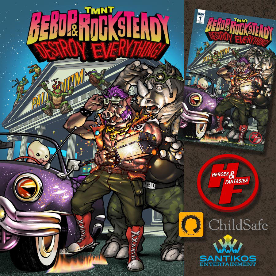 TMNT Bebop and Rocksteady Destroy Everything by ninjaink
