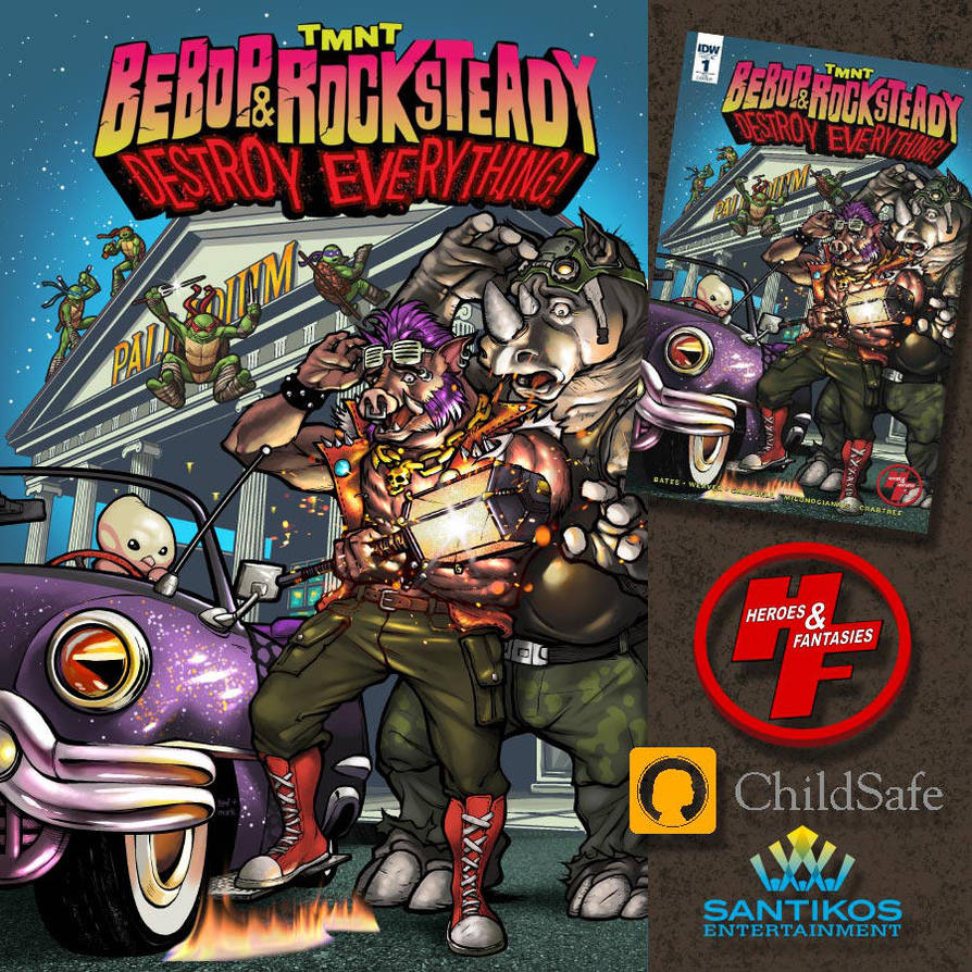 TMNT Bebop and Rocksteady Destroy Everything by ninjaink