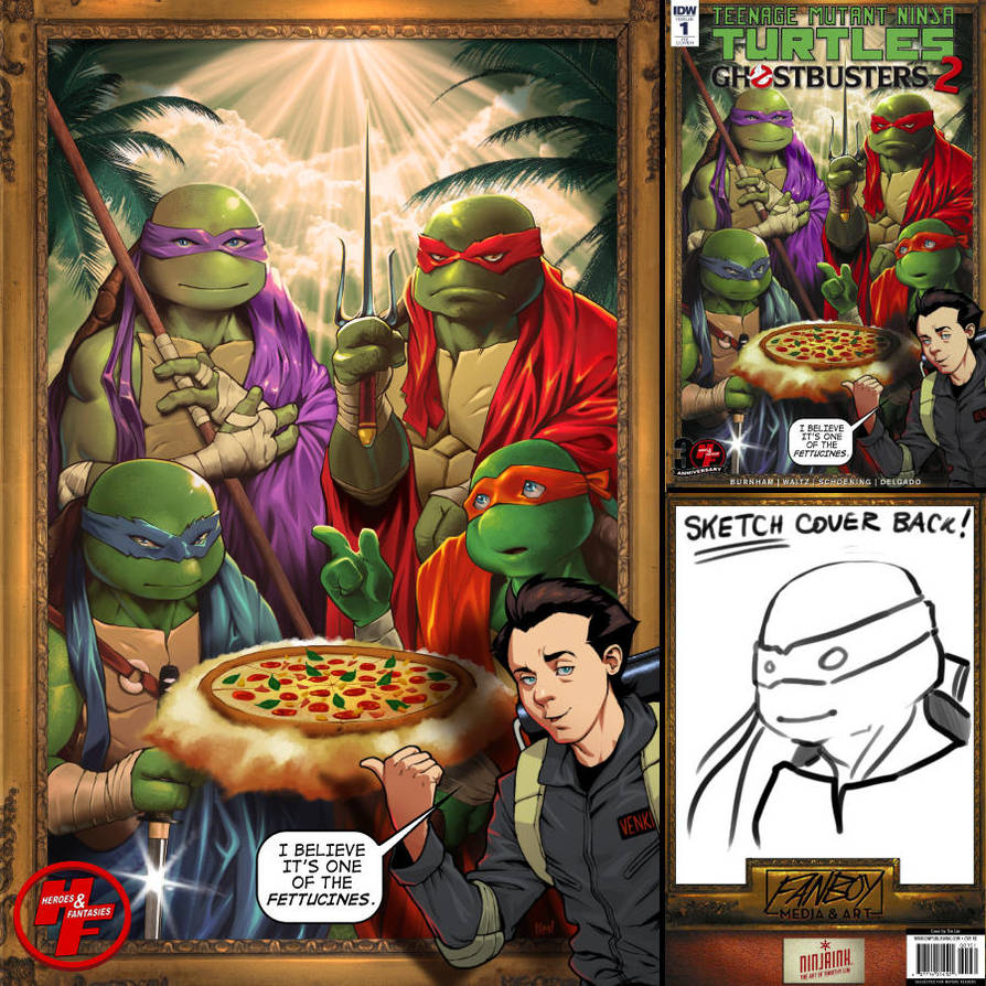TMNT and Ghostbusters 2 by ninjaink