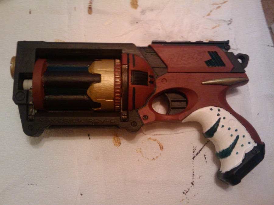 Nerf Gun Mavrick paint mod by fireflynexes