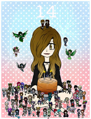 OC | 14th Birthday ! by GemLox7 OC | 14th Birthday ! by GemLox7