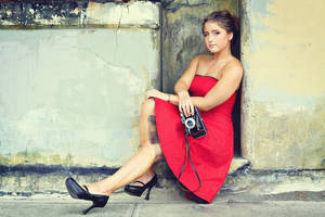 saucy in red by FDLphoto