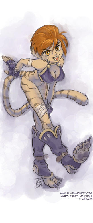 BoFII fanart: Katt by The-Z