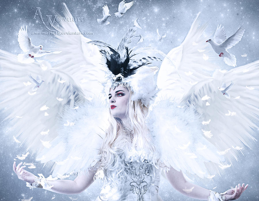 The White beauty angel by annemaria48