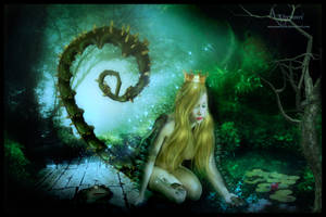 Tentacle princess forest by annemaria48