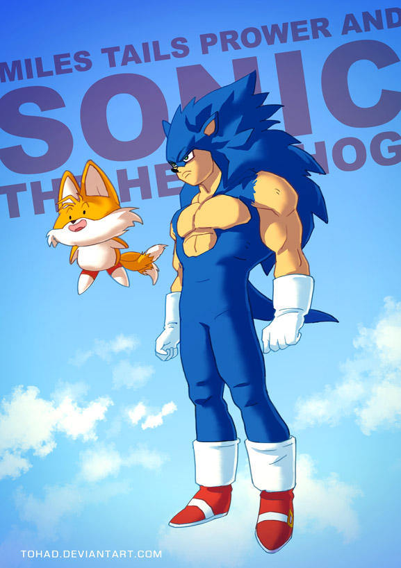 Sonic the hedgehog BADASS by Tohad