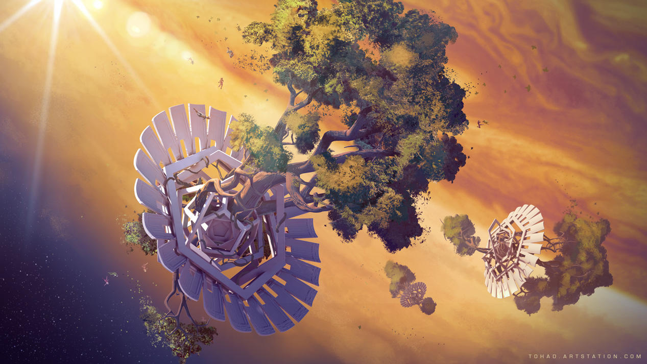 Giant hydroponic on Jupiter by Tohad