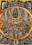 emblem of golden cat by lutamesta