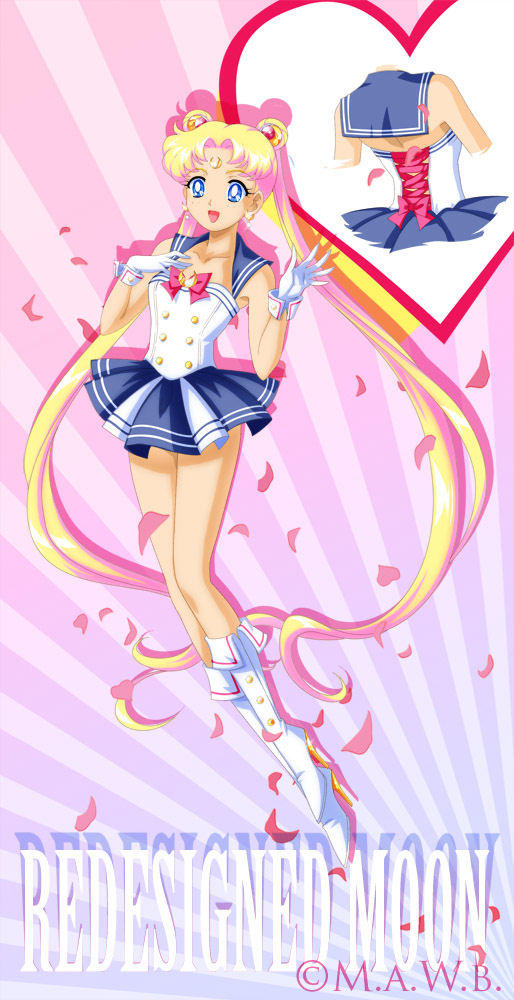 Modern Design Sailor Moon: by Drachea Rannak by Sugar-Senshi