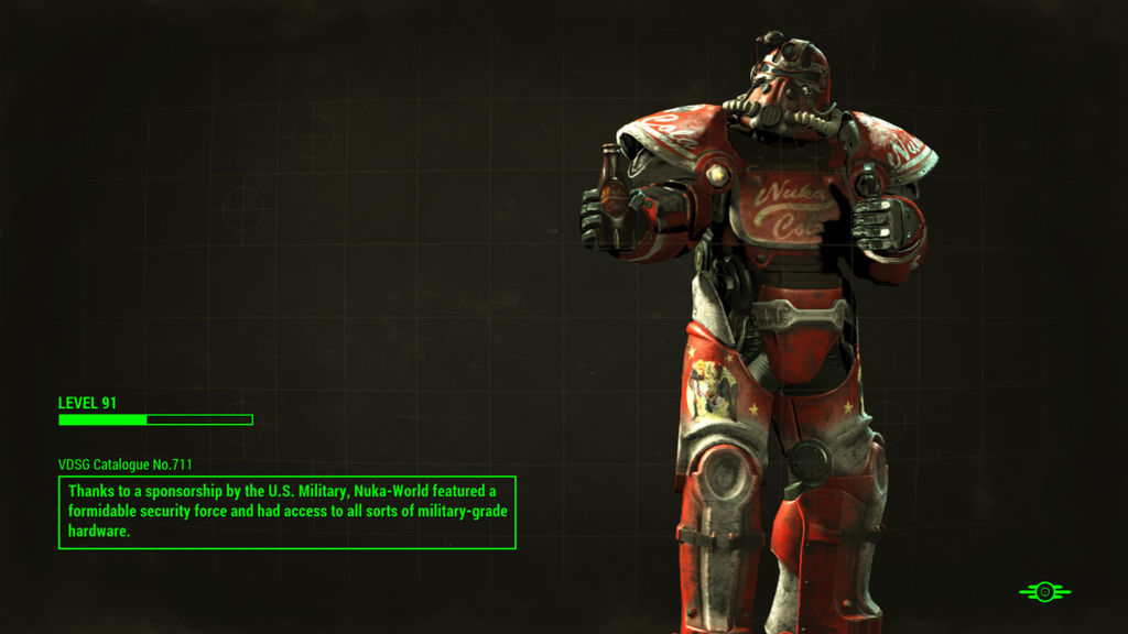 Fallout 4 T51 Power Armor with NukaCola paint by SPARTAN22294 on DeviantArt
