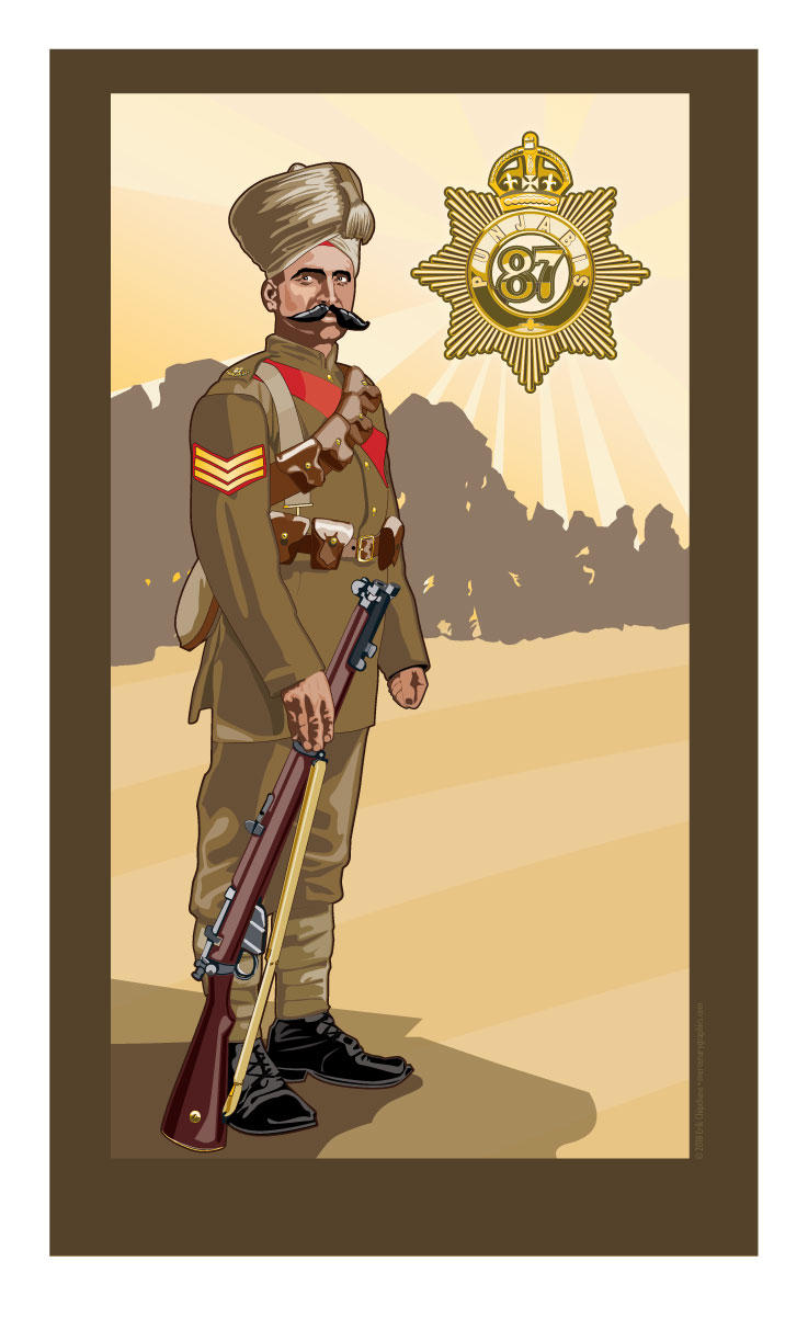 Havildar 87th Punjabis by MercenaryGraphics