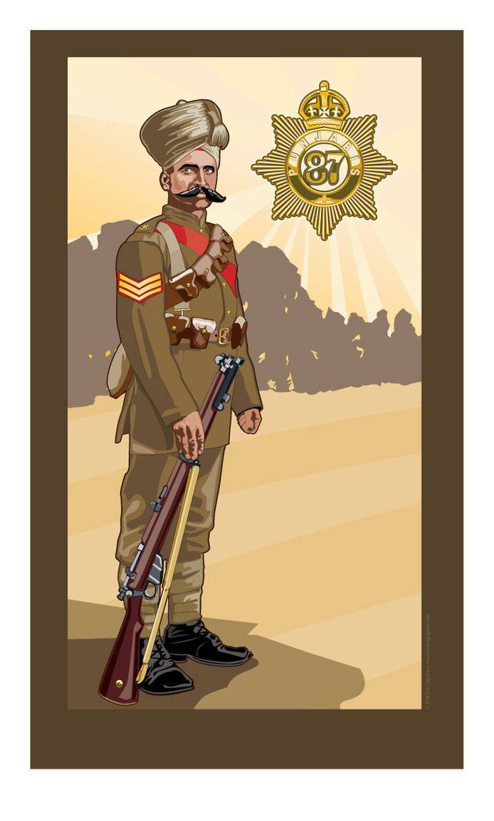Havildar 87th Punjabis by MercenaryGraphics