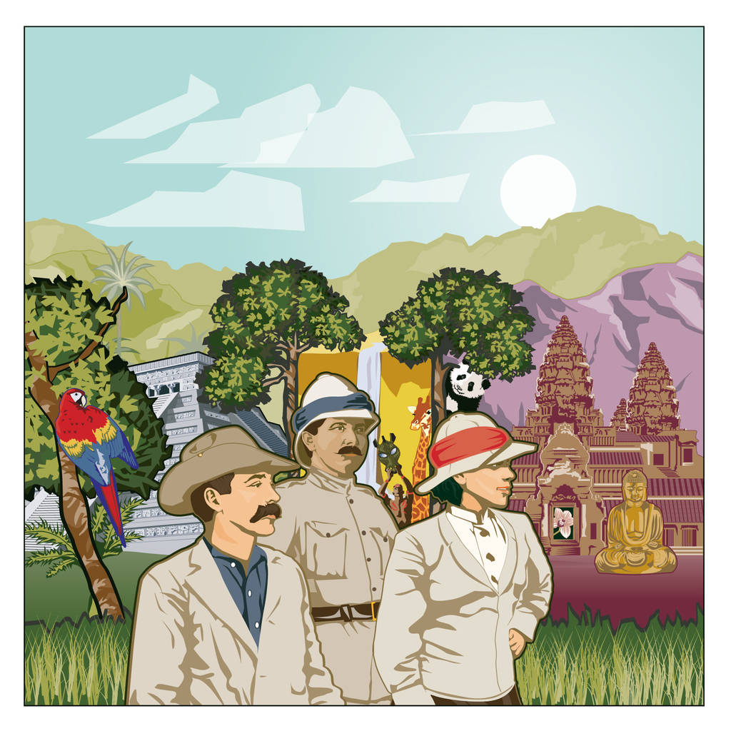 Exploriana Board game by MercenaryGraphics